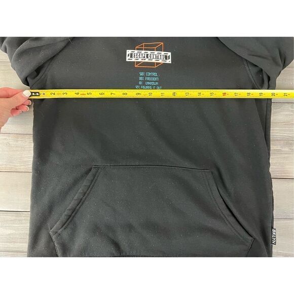 Brooklyn Gaming BKLYN Cloth Escape‎ Black Hoodie Size Medium - Picture 12 of 13